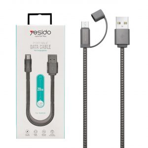 کابل تبدیل USB به لایتنینگ  Yesido CA-T1 طول 0.2 متر